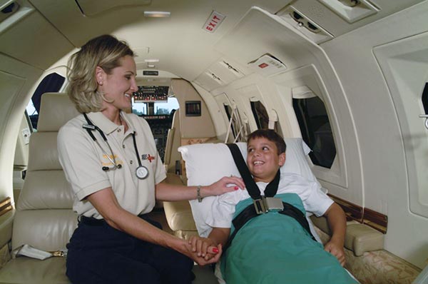 Aero Med Express Aircraft Diamond Jet Air Ambulance