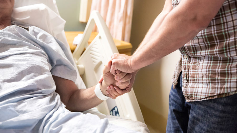 Hospital Patient and Loved One